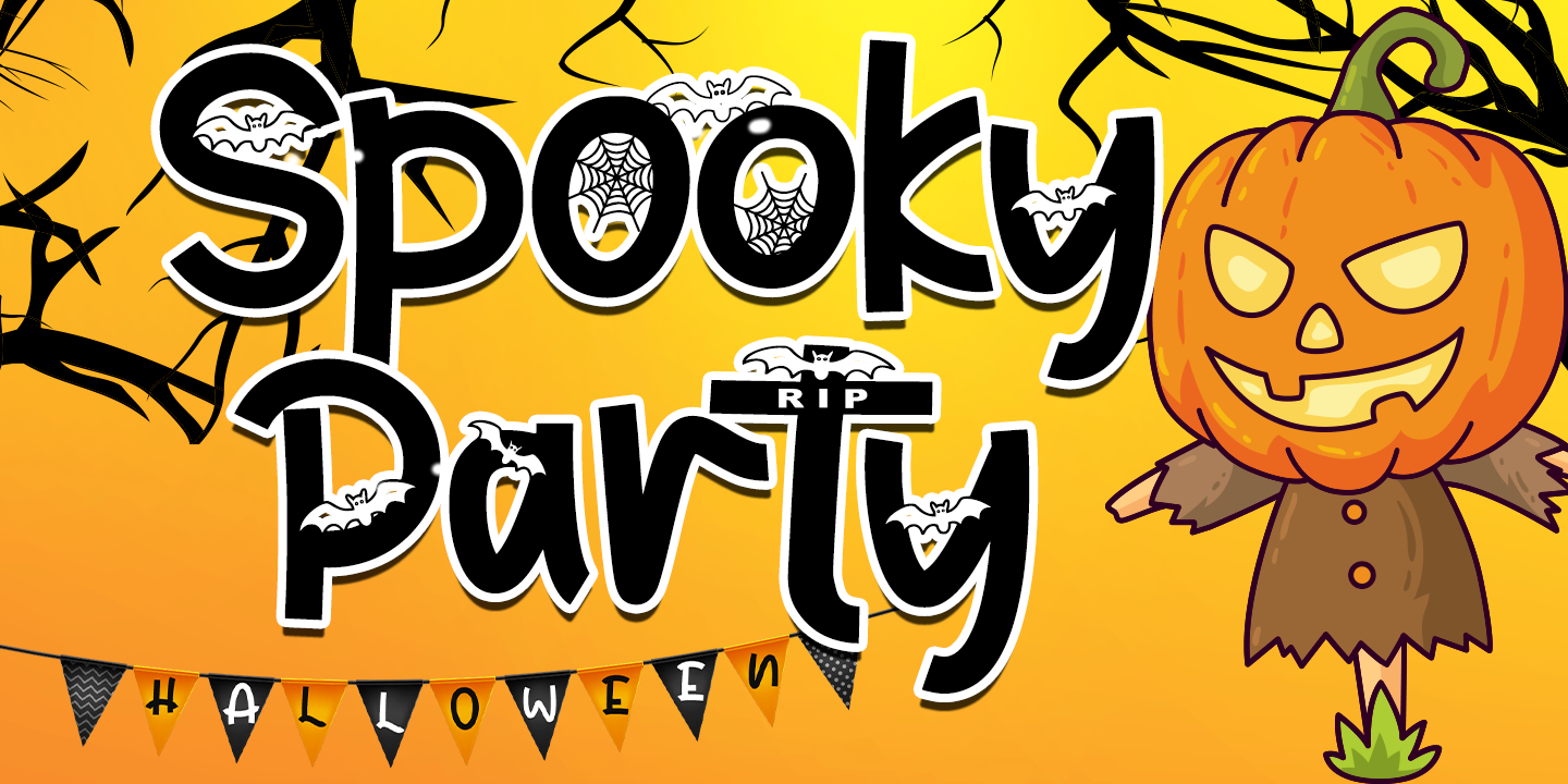 Font Spooky Party